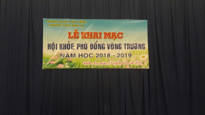 LỄ KHAI MẠC HỘI KHỎE PHÙ ĐỔNG NĂM HỌC 2018-2019