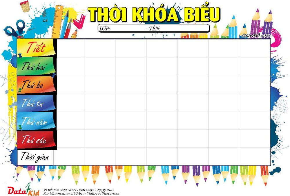 Thời Khóa Biểu